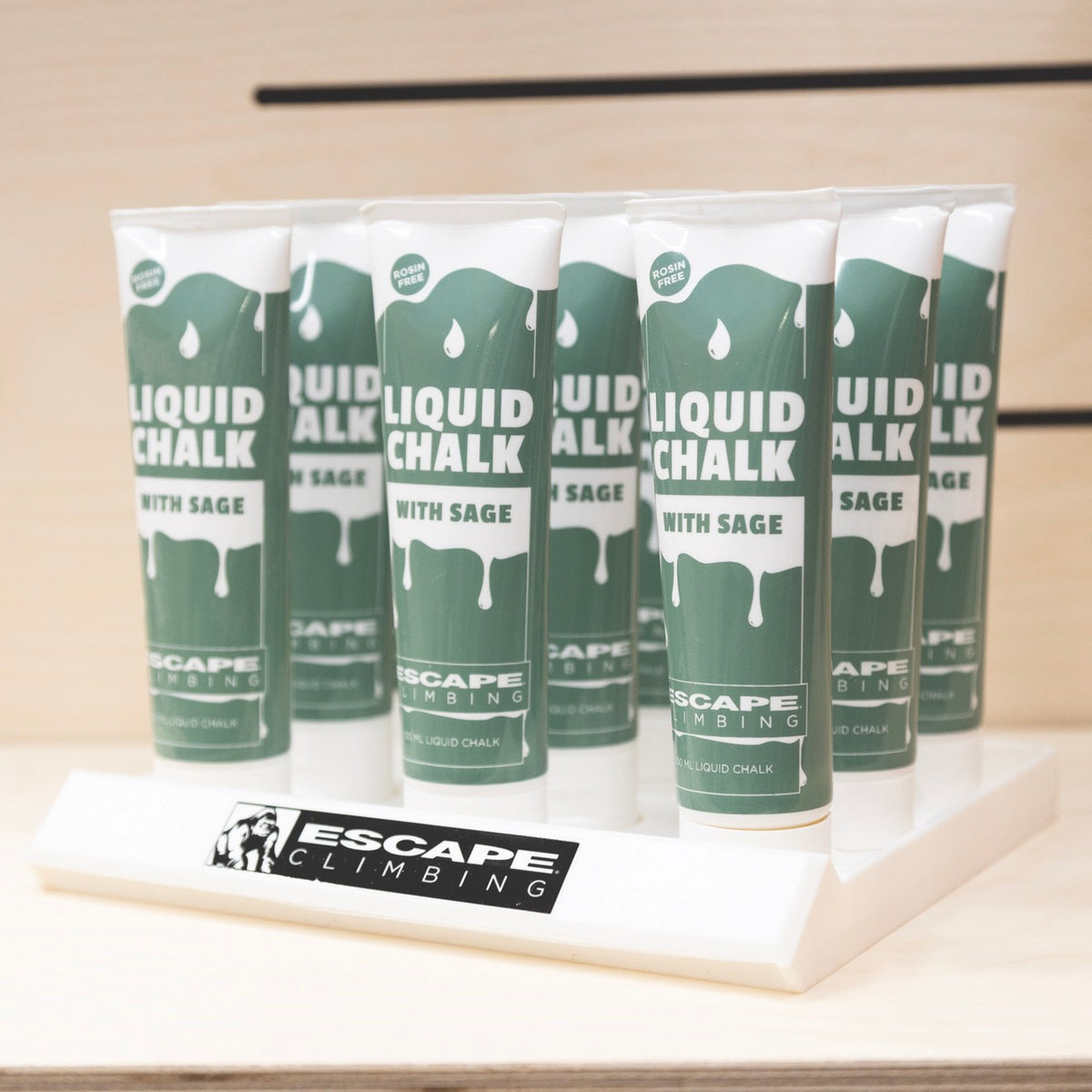 Liquid Chalk Display Escape Climbing